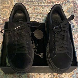 FENTY suede platform creepers